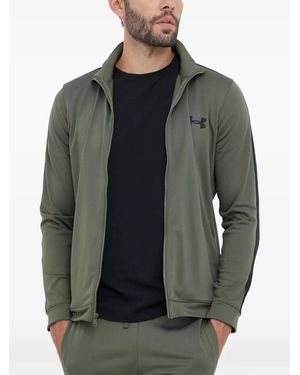 Under Armour Logo-Print Zip-Up Tracksuit - Grey