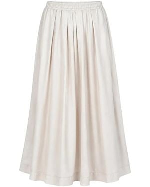 TRUE RELIGION Pleated Skirt - White
