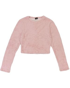 CALLIPYGIAN Textuls Bustier T-Shirt - Pink