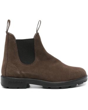Blundstone Suede Chelsea Boots - Brown