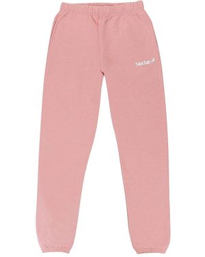 Sinclair Logo-Print Track Trousers - Red