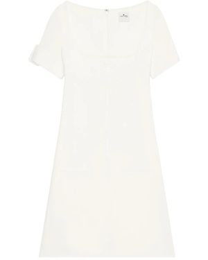 Courreges Courrèges Buckle A-Line Dress - White