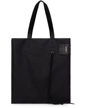Côte&Ciel Large Todd Logo-Patch Tote Bag - Black