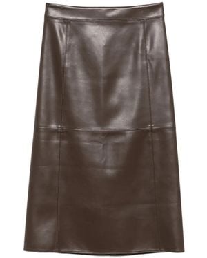 Max Mara Flared Rok - Bruin