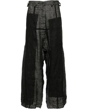Rundholz Linen Trousers - Black