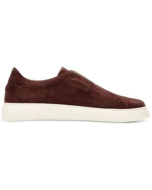 Eleventy Sneakers Slip-On - Marrone