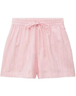Versace Greca-Pattern Drawstring Shorts - Pink