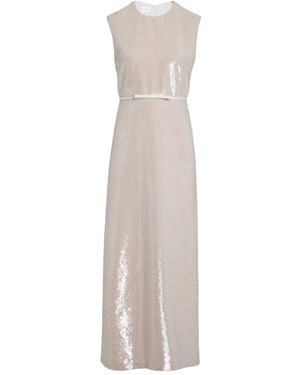 Giambattista Valli Sequin Midi Dress - White