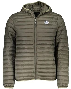 North Sails Hooded Padded Jacket - Green