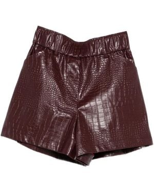 So Allure Ecococco Texture Shorts - Purple