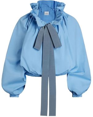 Patou Iconic ドローストリング トップ - ブルー