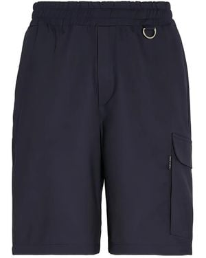 FAMILY FIRST Cargo-Shorts mit elastischem Bund - Natur
