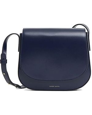 Mansur Gavriel レザー ショルダーバッグ - ブルー