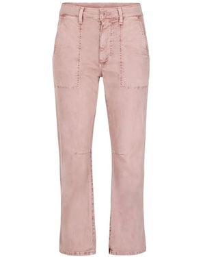 AMO Cate Front-Pocket Jeans - Pink