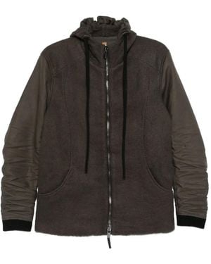 Layer Zero Panelled Hooded Jacket - Black
