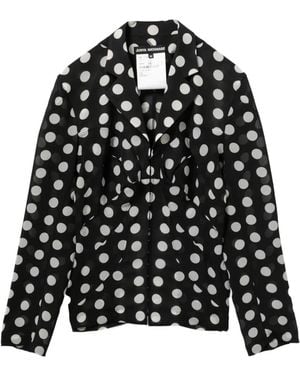 Junya Watanabe Polka Dot Blouse - Black