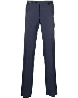Corneliani Slim-Cut Tailored Trousers - Blue