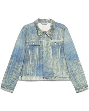 CAMPERLAB Printed Denim Jacket - Blue
