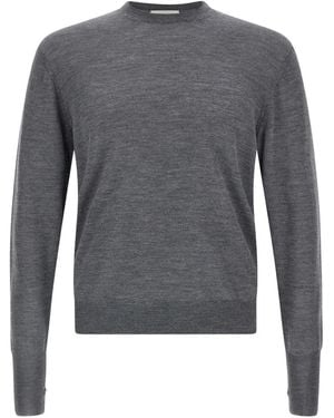 Ma'ry'ya T-Shirt Met Ronde Hals - Grijs
