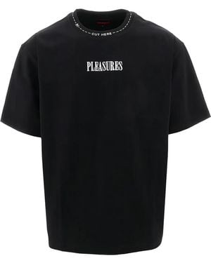 Pleasures Cut Here T-Shirt - Black