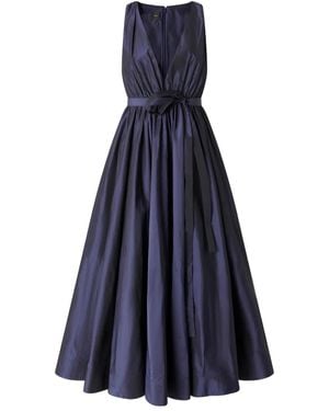 Pinko Belted Midi Dress - Blue