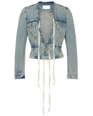 Maison Margiela Denim Cotton Jacket - Blue