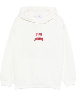 Giada Benincasa Cotton Hoodie - White
