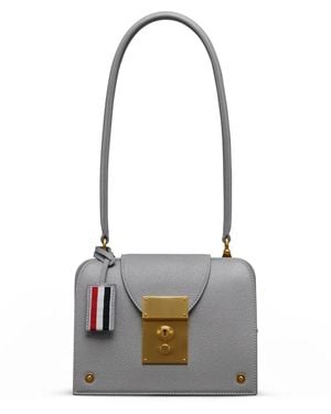 Thom Browne Mrs. Thom Triangle Shoulder Bag - White