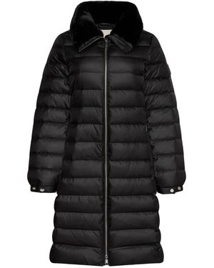 Calvin Klein Faux-Fur Collar Padded Jackets - Black