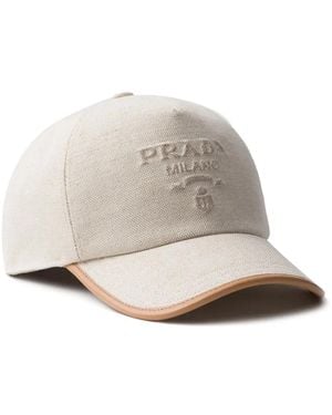 Prada Logo Baseball Cap - Grey