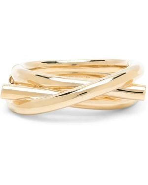Ferragamo Twisted Gancini Cuff Bracelet - Metallic