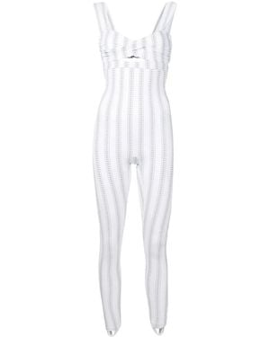 Amir Slama Twist-Detail Sleeveless Jumpsuit - White