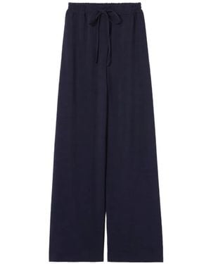 Claudie Pierlot Drawstring Tailored Trousers - Blue