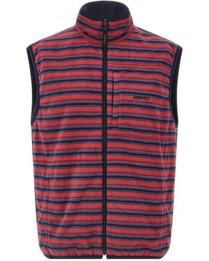 Gramicci Weste "Thermal Fleece Reversible" - Rot