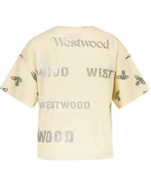 Vivienne Westwood Orb-Logo Cotton Shirt - Natural