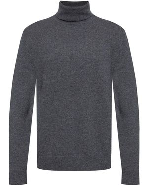 Theory Roll-Neck Cashmere Jumper - Grey