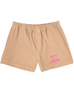 GALLERY DEPT. Logo-detail Track Shorts - Natural