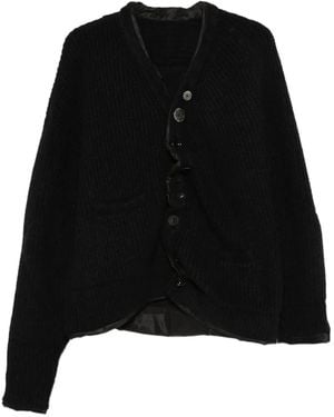 Undercover Asymmetrischer Cardigan - Schwarz