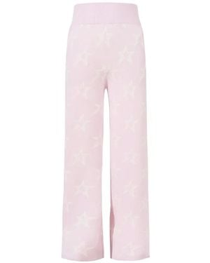 Perfect Moment Chalet Star-Intarsia Wool Trousers - Pink