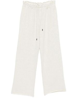 Facon Jacmin Pipa Drawstring-Waist Track Trousers - White