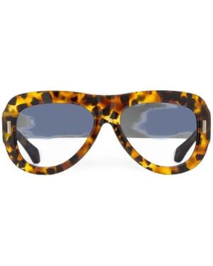 Ferragamo Eyewear Oversized-Fit Sunglasses - Blue