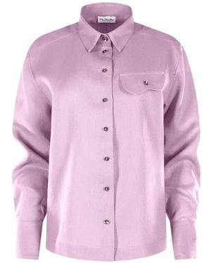 Mia Peculiar Klassisches Hemd - Pink