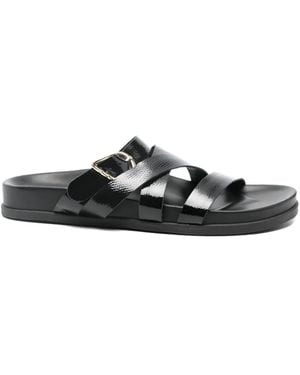 Ancient Greek Sandals Sandalias Filipa con tira y hebilla - Negro