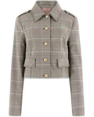 Guess Checked Jacket - Grey