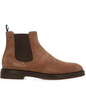 Brunello Cucinelli Suede Chelsea Boots - Brown