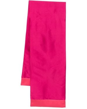Talbot Runhof Bufanda con diseño colour block - Rosa
