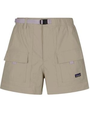 Patagonia Cargo-pocket Belted Shorts - グレー