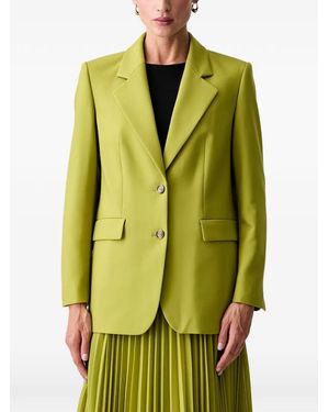 Joop! Notched-Lapel Single-Breasted Blazer - Green
