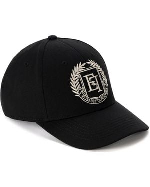 Elisabetta Franchi Logo Baseball Cap - Black