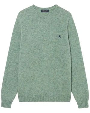 Brooks Brothers Shetland Wool Jumper - Green